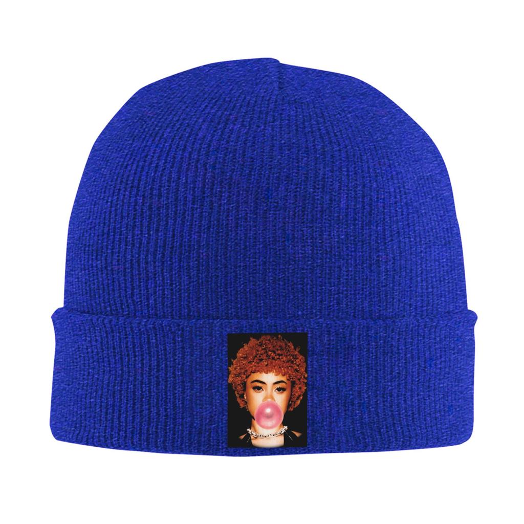 Ice Spice Warm Knitted Cap Winter Knit Bonnet Hat Skullies Beanies Hip Hop Caps for Unisex