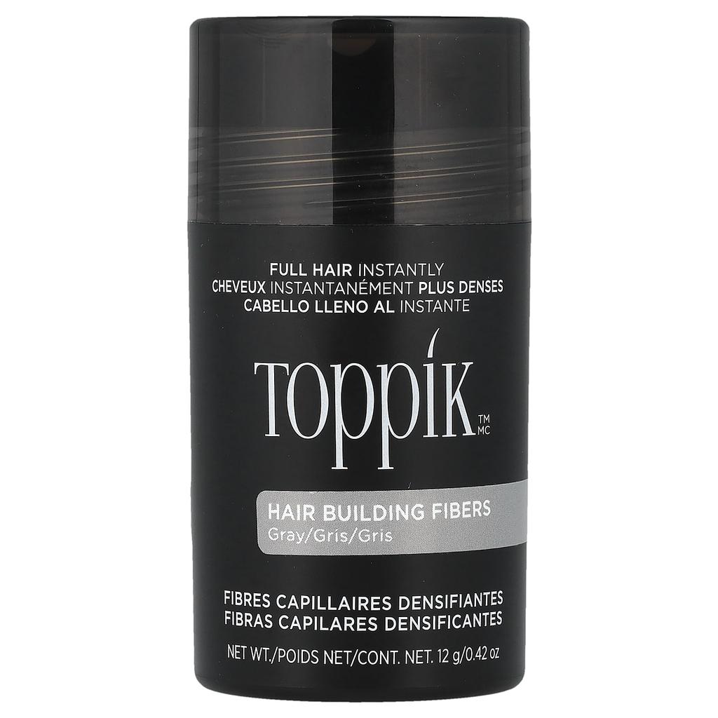 Toppik, Hair Growth Fiber, Gray, 12g (0.42oz)
