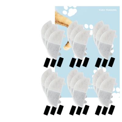 YUKI TRADING Filtro speciale compatibile con spugna filtrante Plus per acqua per animali domestici 18 pezzi Aqua, dispenser,