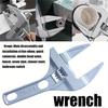 Mini Adjustable Multi Wrench, Sink Pipe Nut Remover Tool, Large Opening Strong Clamp Spanner For Bathroom Kitchen Faucet Repair