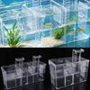 Hochtransparente Fischzuchtbox Acryl Doppelschicht Aquarium Isolierbox Hängende Fischaufzucht Brutbox