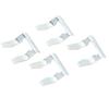 4 PCS Rear Brake Hose Clips 191611715 Metal Brake Line Retainer Hose Clamps For Mk4 Mk5 Mk6 Ameo Corrado