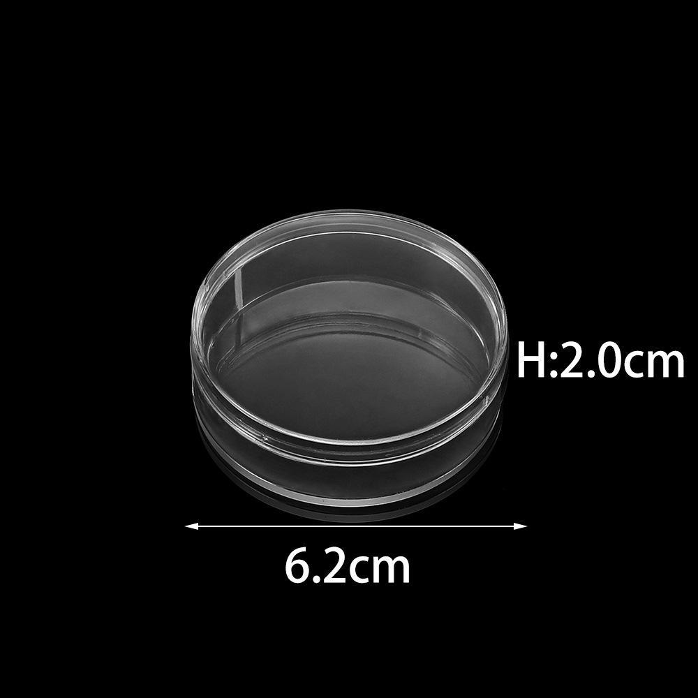 Round and Square Transparent Multi-Grid Jewelry Storage Boxes