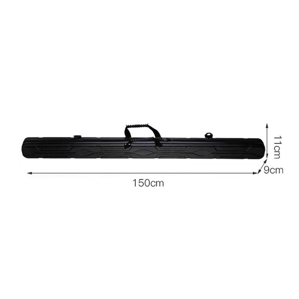 Hard Billiard Cue Case Honeycomb Protection Multi Slot Pool Holder Portable