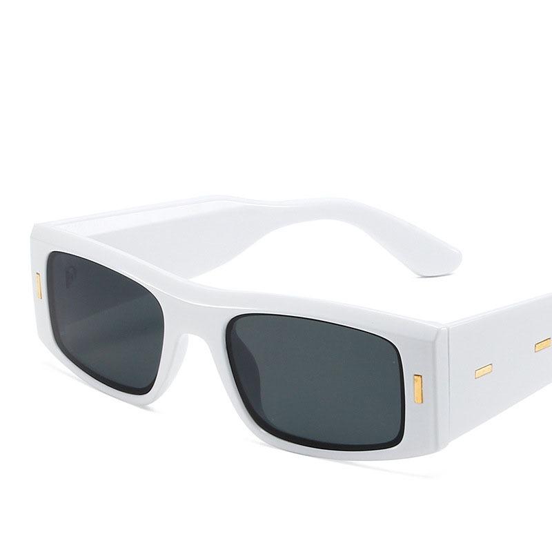 Ochelari de soare vintage mici pătrați pentru femei bărbați modă punk picioare largi retro cadru cu margine groasă ochelari de soare de lux pentru bărbați umbre UV400 ochelari de vedere