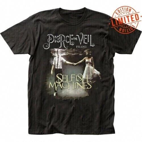 New RARE Pierce The Veil Black Short Sleeve T-shirt Unisex T-Shirt L
