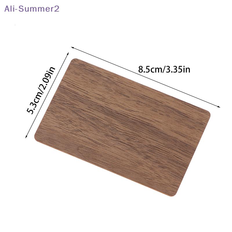 {Estate2} Scheda NFC Vuota in Legno 13.56MHZ Tag RFID 504Byte Chip 215Ntag Tessera Associativa Contactless Riconoscimento Sociale Scheda Laser