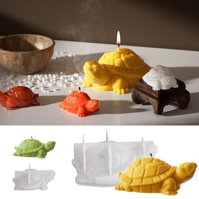 Large Animal Turtle Resin Molds Sturdy Ornament Mold for DIY Crafts with Epoxy Clay Plaster for Creative Home Decor