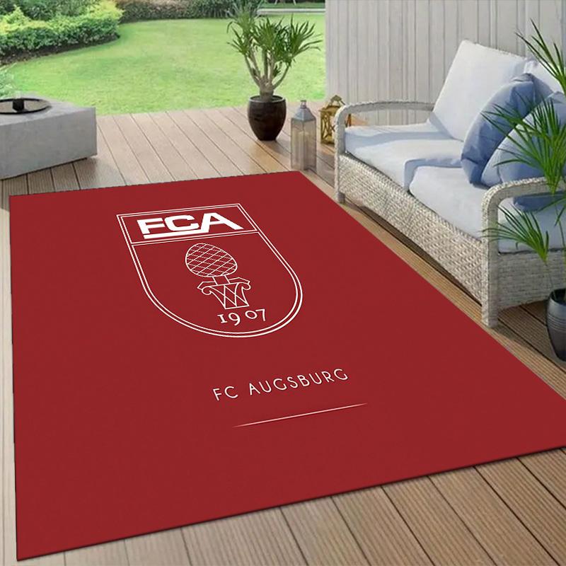Deportivo La Coruna Flannel Pattern Square Carpet,Area Rug,Carpet Rug for Living Room Bedroom Sofa Playroom Decor,Non-slip Floor Mat