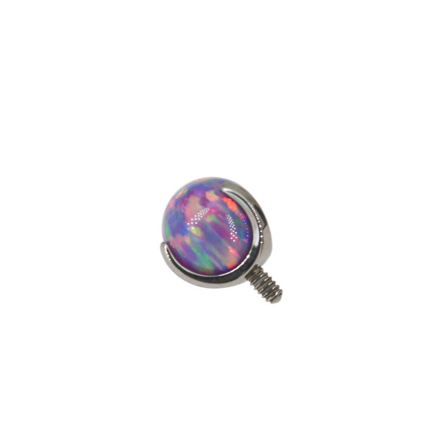 G23 Titanium Aurora Jelly Opal Stud for Ear, Lip, Tongue, and Cartilage Piercings