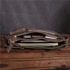 Sac banane, Cuir Véritable, Bandoulière Décontractée Homme, Cuir de Vachette Superposé, Caisse Enregistreuse Multifonctionnelle, Sac pour Téléphone Portable, Sac Rétro Décontracté