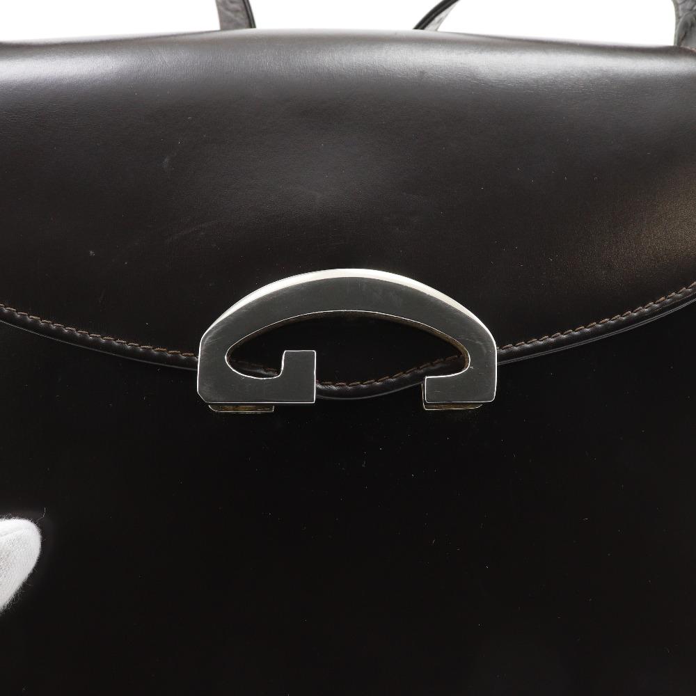 GUCCI Old Gucci Shoulder Bag vintage Brown Calfskin Women Used