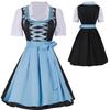 Dámský bavorský kroj Dirndl plus size pro Oktoberfest a Halloween