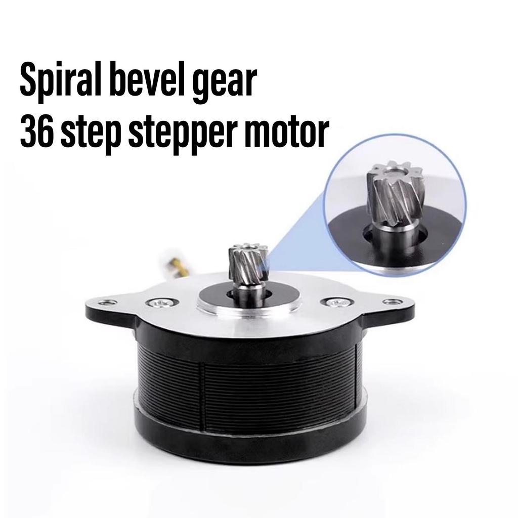 Round Stepper Motor Fit for Bambu Lab X1 P1P P1S 3D Printer Extruder 2 Phase 1.8 Step Angle 1A 36mm