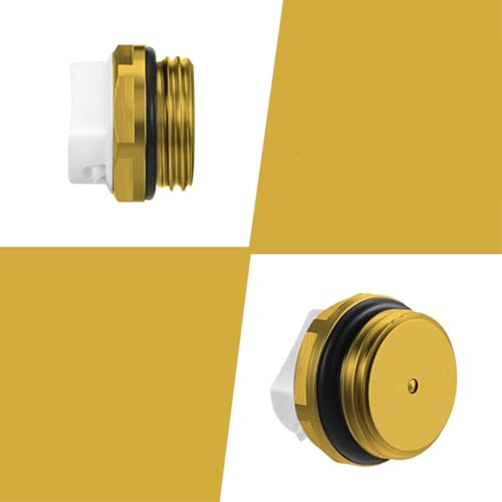 Copper Radiator Drain Valve Heating Copper Exhaust Valve Key 2.4cm X 2.6cm Brass Drain Valve For Standard Radiators
