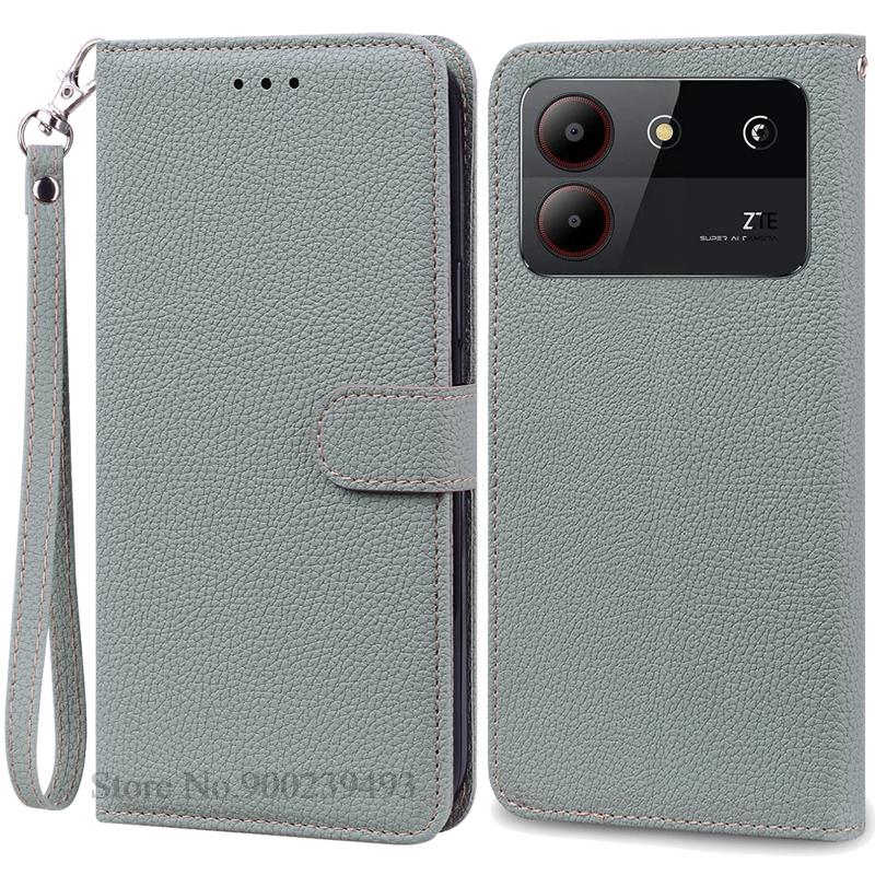 For ZTE Blade A54 Case Leather Wallet Flip Case For ZTE Blade A54 Cover Coque Fundas For ZTE Blade A54 Phone Case Bumper