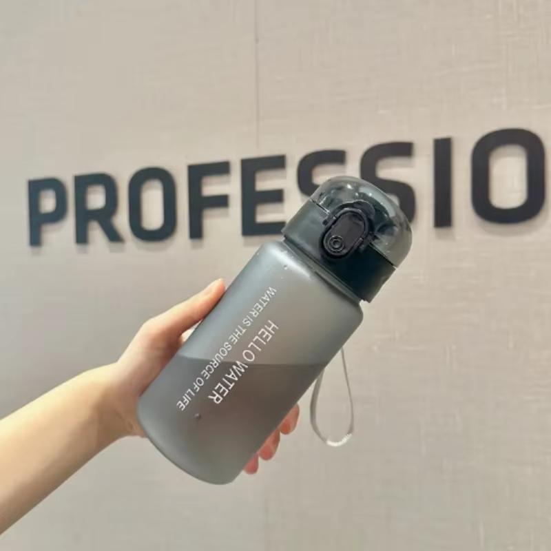 550ML Space-Themed Water Bottle with Anti-Slip Lid & Handle - Durable Plastic, Leak-Proof Design for Outdoor Sports, Camping