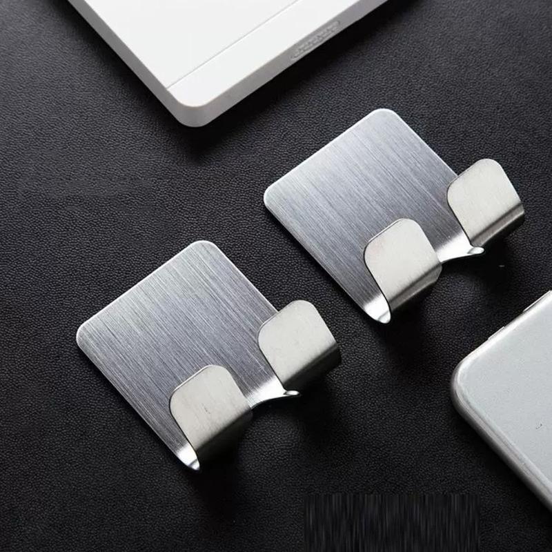 2Pcs Stainless Steels Shaving Razors Wall Hook Men Shaving Shaver Razors Stand Shelf Bathroom Hook Organizers Enduring
