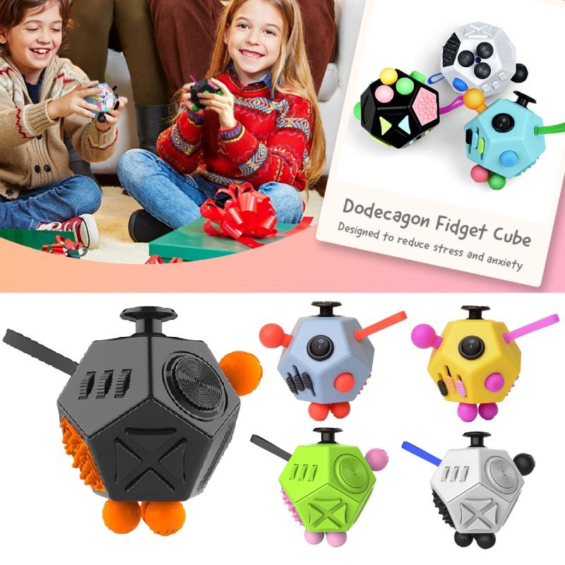 Dodecagon Fidget Cube Superior Anti-stress Toy For Adults Kids