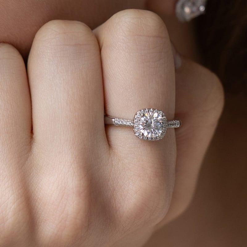 Tatiana (Silver 925) Bella Halo Ring CR1881