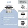 Lift And Turn Tub Stopper Drain Cover Drain Hair Catcher Drain Protector Pop Up Stopper  Drain Hole