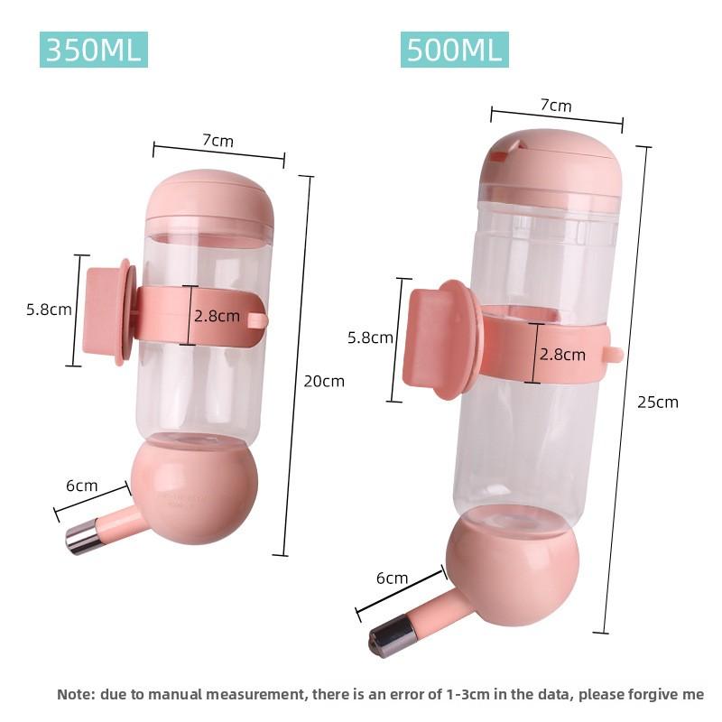 New Pet Water Dispenser, Hanging Water Cup, Dog Cage, Suspended Stainless Steel Spherical Cat Automatic Water Dispenser, Water Bottle