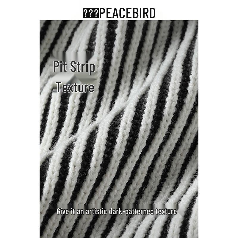 PEACEBIRD Herren Strickjacke Lässig Herbst