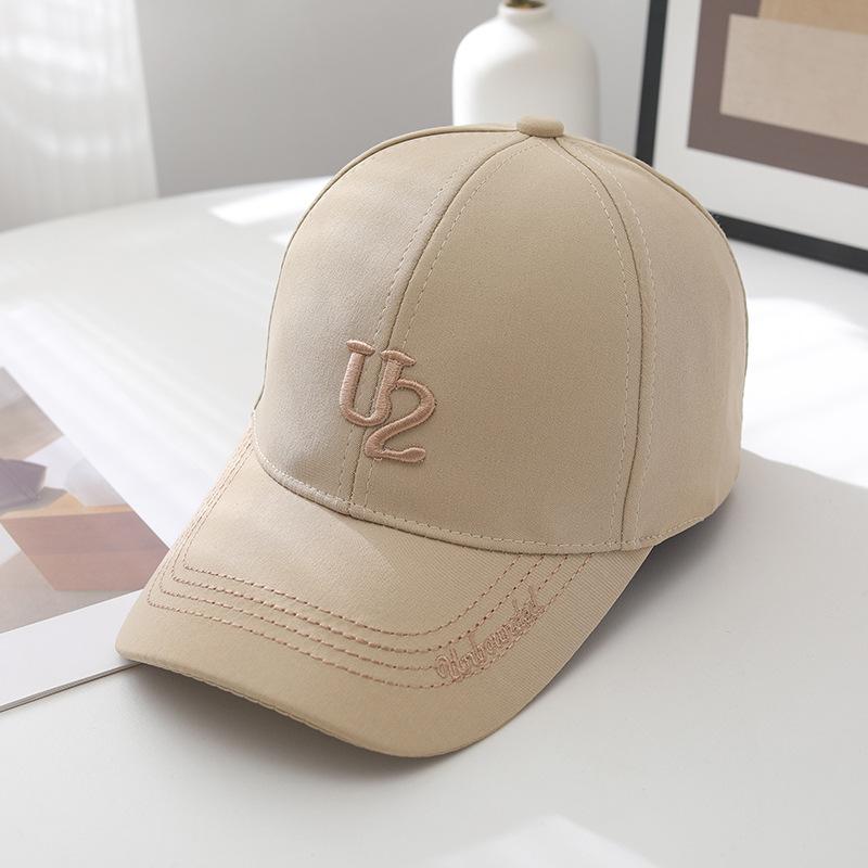 Baseball Cap Women'S Spring And Autumn Travel Sunshade Casual Women'S Cap Hard Top Sunscreen Cap Summer Hat
