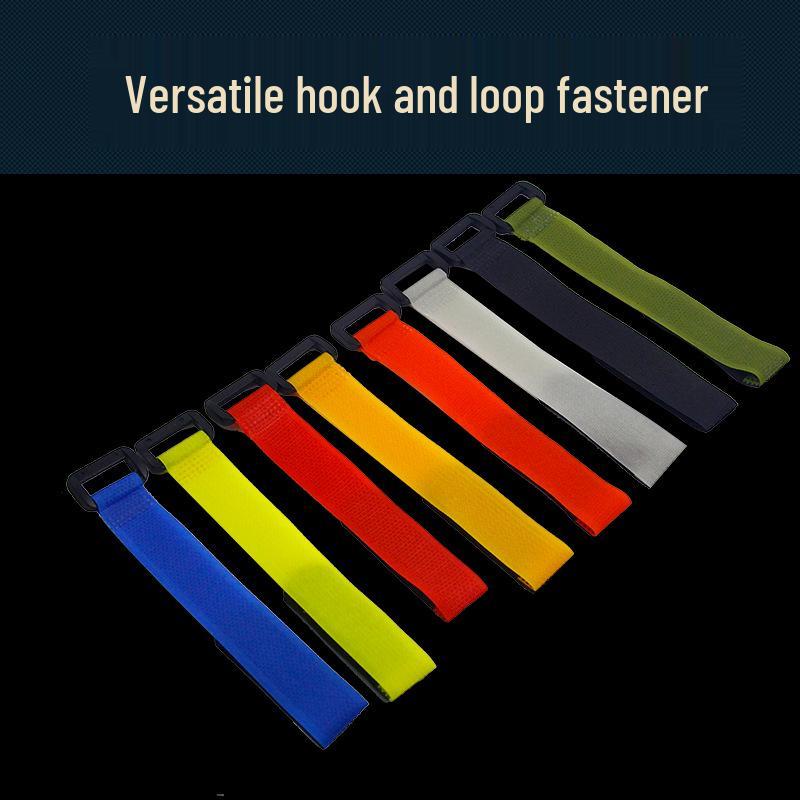 Velcro Sweatproof Fishing Rod Holder Strap - Lure Bait Tie Down, Nylon Cable Tie