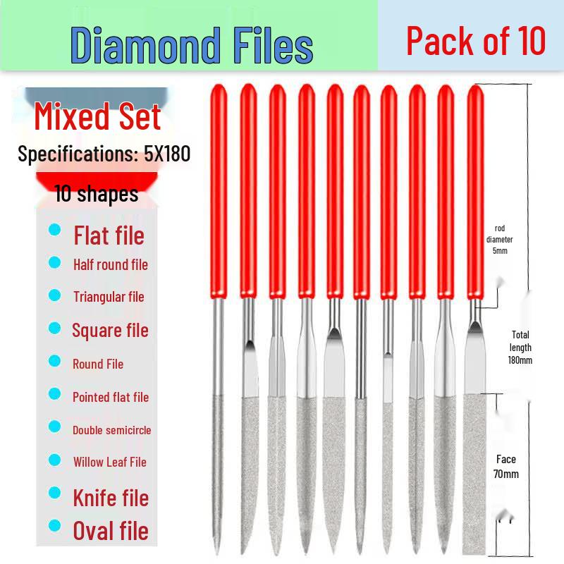 YFGPH Diamond File Set