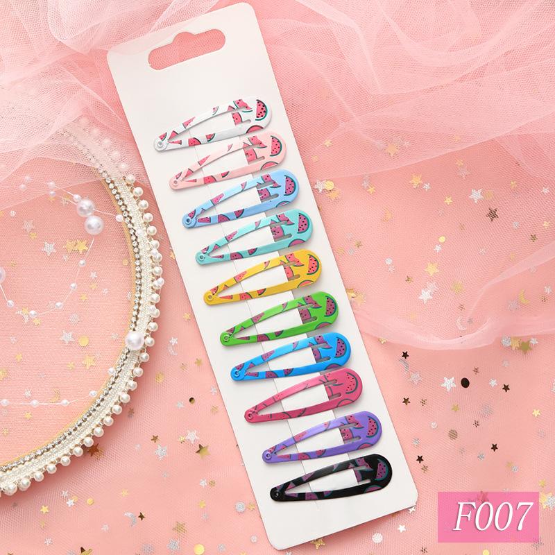 Kawaii Cartoon Fruit BB Clip Baby Children Hair Clips Bobby Pin Barrettes Accessories For Girls Kids Hairpins Hairgrip Headdress