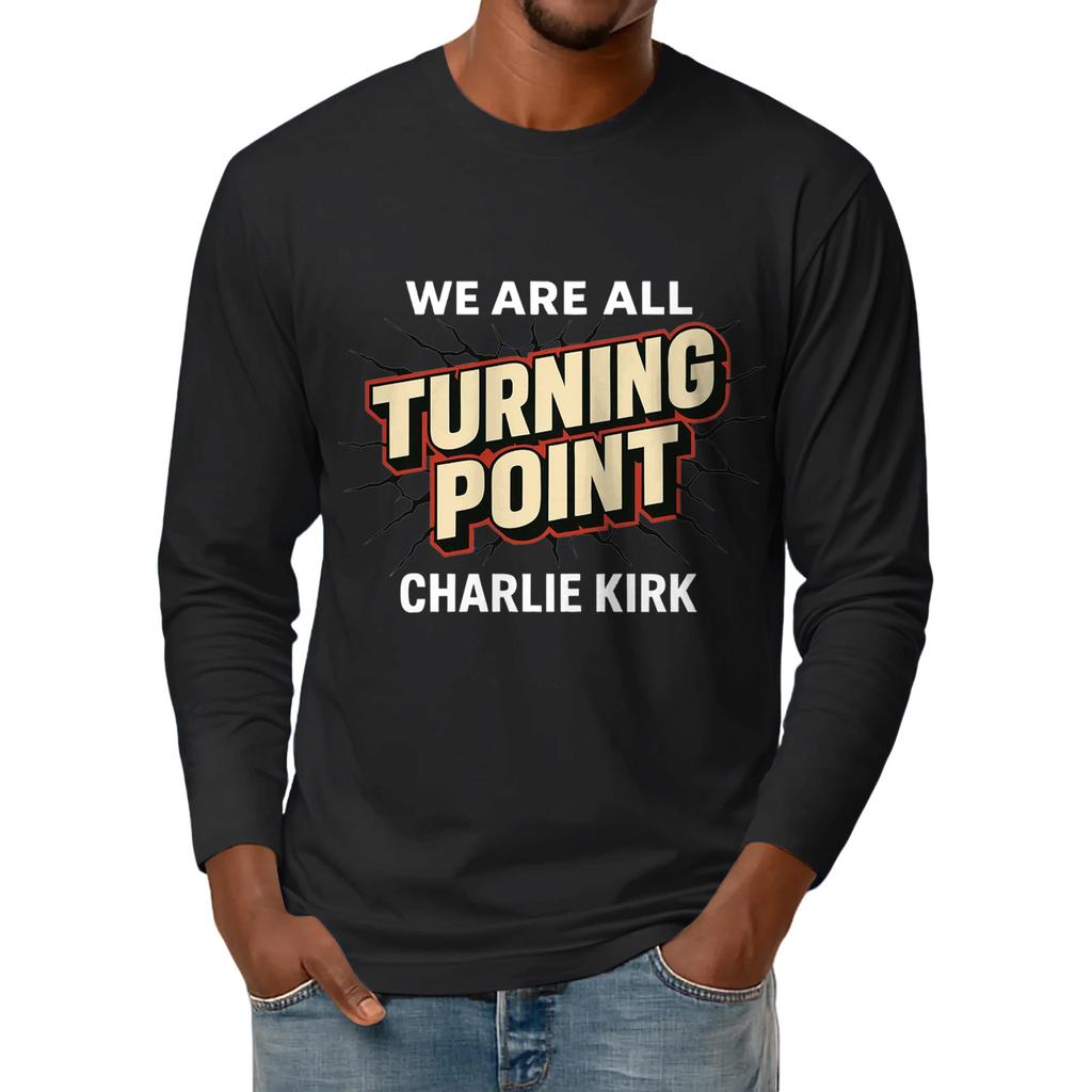 Men's Basic Round Neck Long Sleeve Bottoming Shirt Top