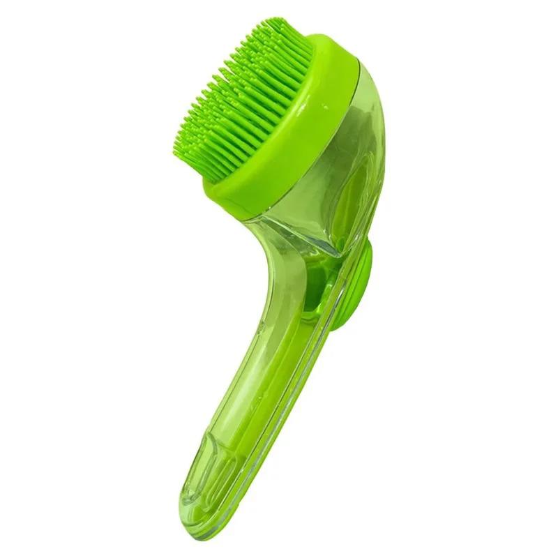 Pet Bath Brush for Dogs Cats – Soft Silicone Massage Grooming Brush for Easy Washing
