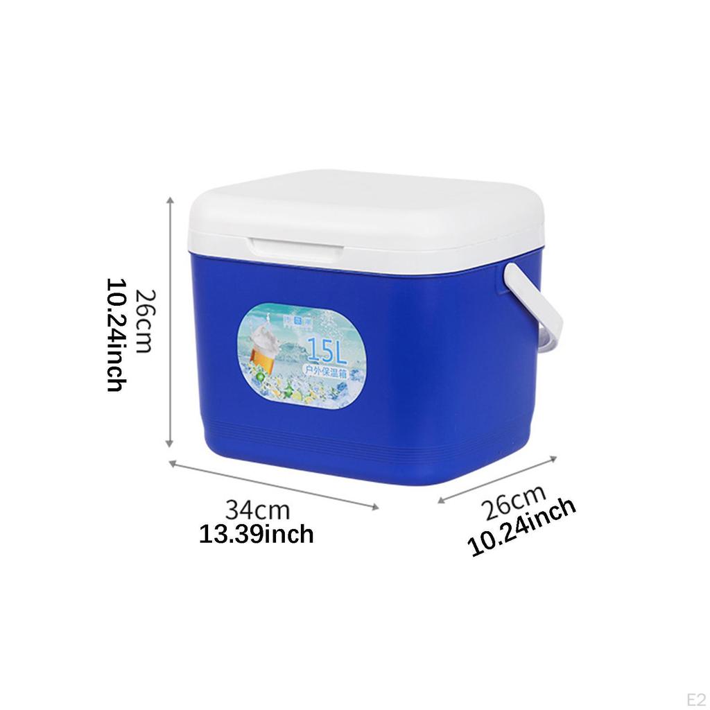 Portable Cooler Box Keeps Ice Up To 3 Days 15L for Men Women Parties Camping