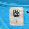 unused VAST222 19ss made in Japan Print Long sleeve sweat trainer 3 blue Men's Used