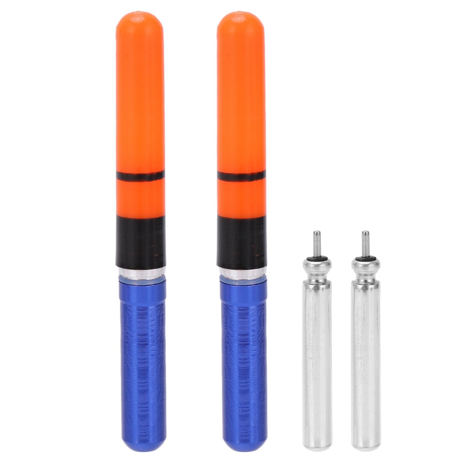 

2 шт. Легкие рыболовные поплавки с батарейкой, электронный светящийся поплавок для ночной рыбалки Blue