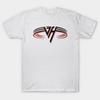 Asian Size Cotton Unisex Tshirt Print T-shirt Van Halen Vintage Logo T-shirt No-Cut Print Regular Fit