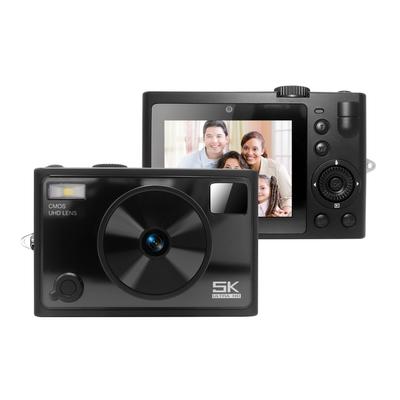 5K digitální fotoaparát WiFi digitální videokamera 72MP duální objektiv 2,8" IPS obrazovka s automatickým ostřením 18x