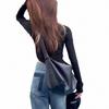 Women's High-End 2026 Soft Leather Tote Bag - Large Capacity, Crossbody & Shoulder Bag for School and Commuting