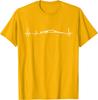 Car Guy Heartbeat Car Enthusiast Racing Car Driver Racer T-Shirt