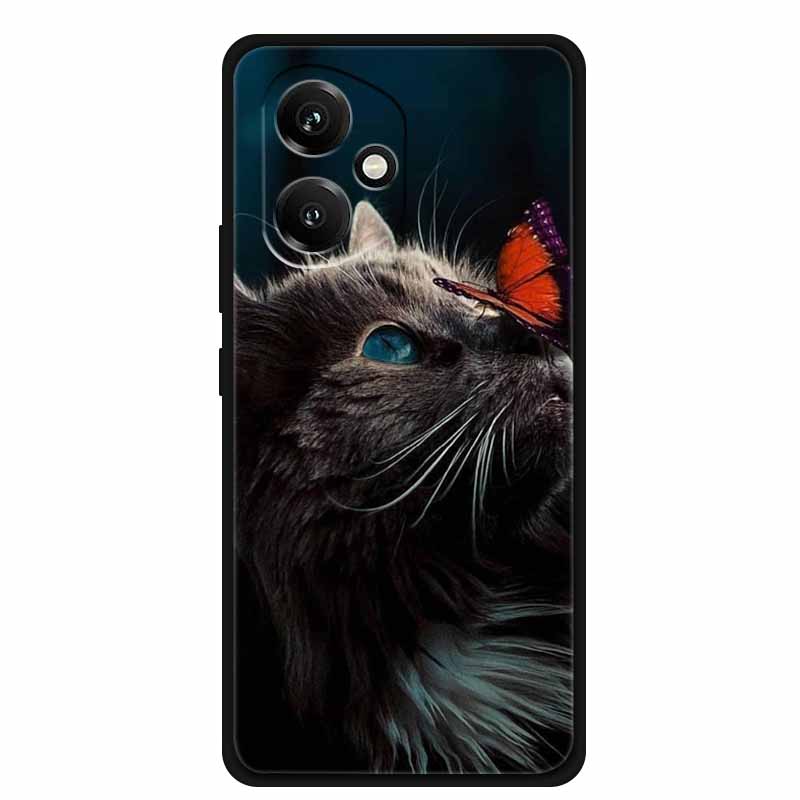 For Honor 400 5G Case Honor400 Phone Cover Wolf Lion Black Silicone Soft Coque For Honor 400 Pro 5G Back Cover Case Funda Shell