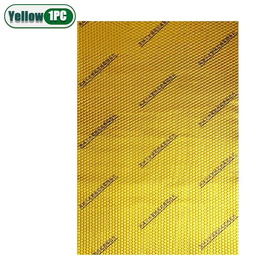 1-3KS 500*800mm 2mm Auto Zvuková Podložka Odhlučňovací Tlumič Teplotní Hluková Izolace Tlumící Podložka Kapota Pěna s Uzavřenými Buňkami Příslušenství