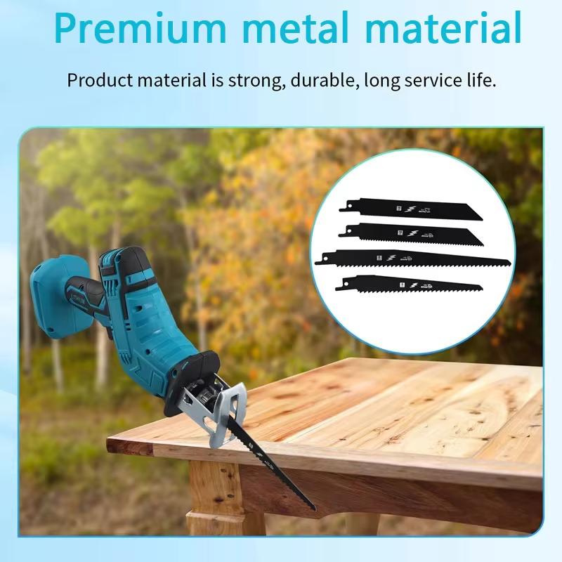 Cordless Reciprocating Saw 18V-21V no Battery Adjustable Speed Chainsaw Wood Pipe Cutting Reciprocating Saw Power Tool