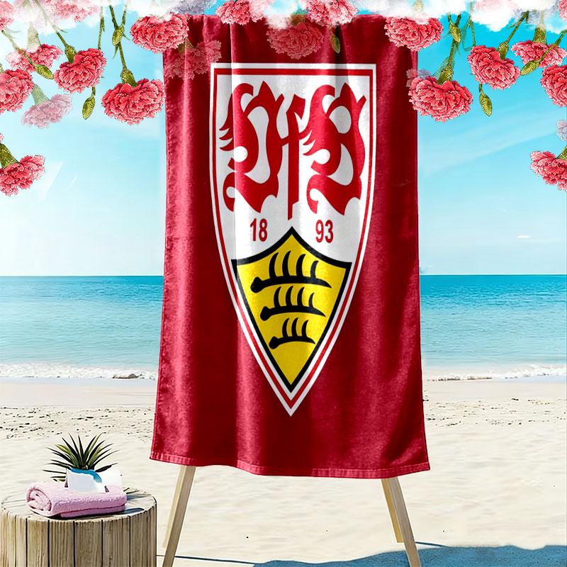 Stuttgart Dream Print Strandtuch, Großes Weiches Schnelltrocknendes Handtuch für Strand Camping Schwimmen