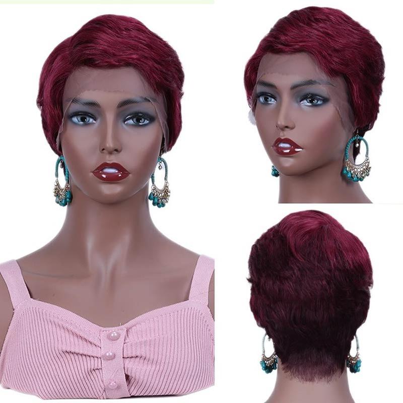 Women Short Wigs Lace Part Wigs Lace Front Brazilian Short Wigs