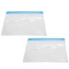 2Pcs Vacuum Storage Bag Space Saving Compressed Sealed Travel Bag with 3.5cm Thread   Inlet