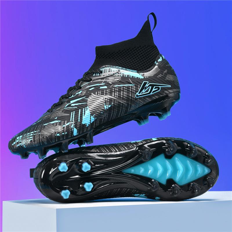 High-top Football Shoes 2025 New AG Long Nails TF Broken Nails Youth Sports Shoes Children's Student Sports Training Shoes