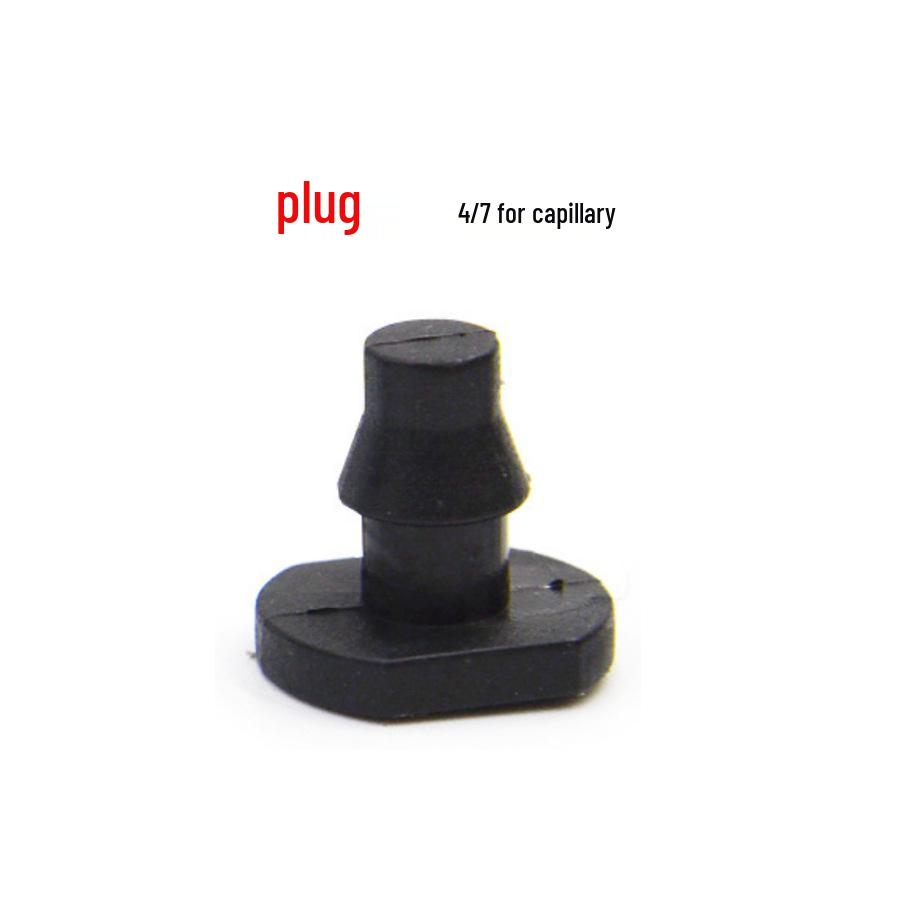 4mm Drip Irrigation Tube, 8mm Outer Diameter, Rubber Material for Garden, Lawn, or Fruit Tree Watering