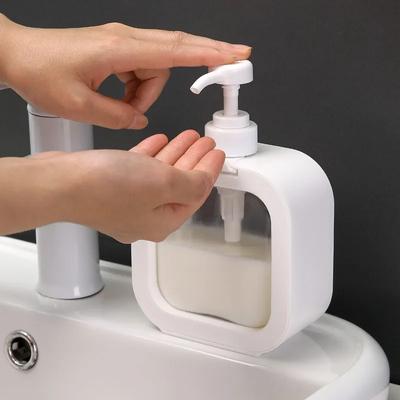500-ml-Seifenspender, Weiß, Schwarz, Rosa, Grün, Lila, Flüssigseifenspender, Pumpflaschen, Plastikflaschen für Duschgel, Shampoo, Handdesinfektionsmittel