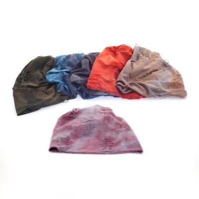 Tie-dye Washed Vintage Hat Fashion Rag Beanie